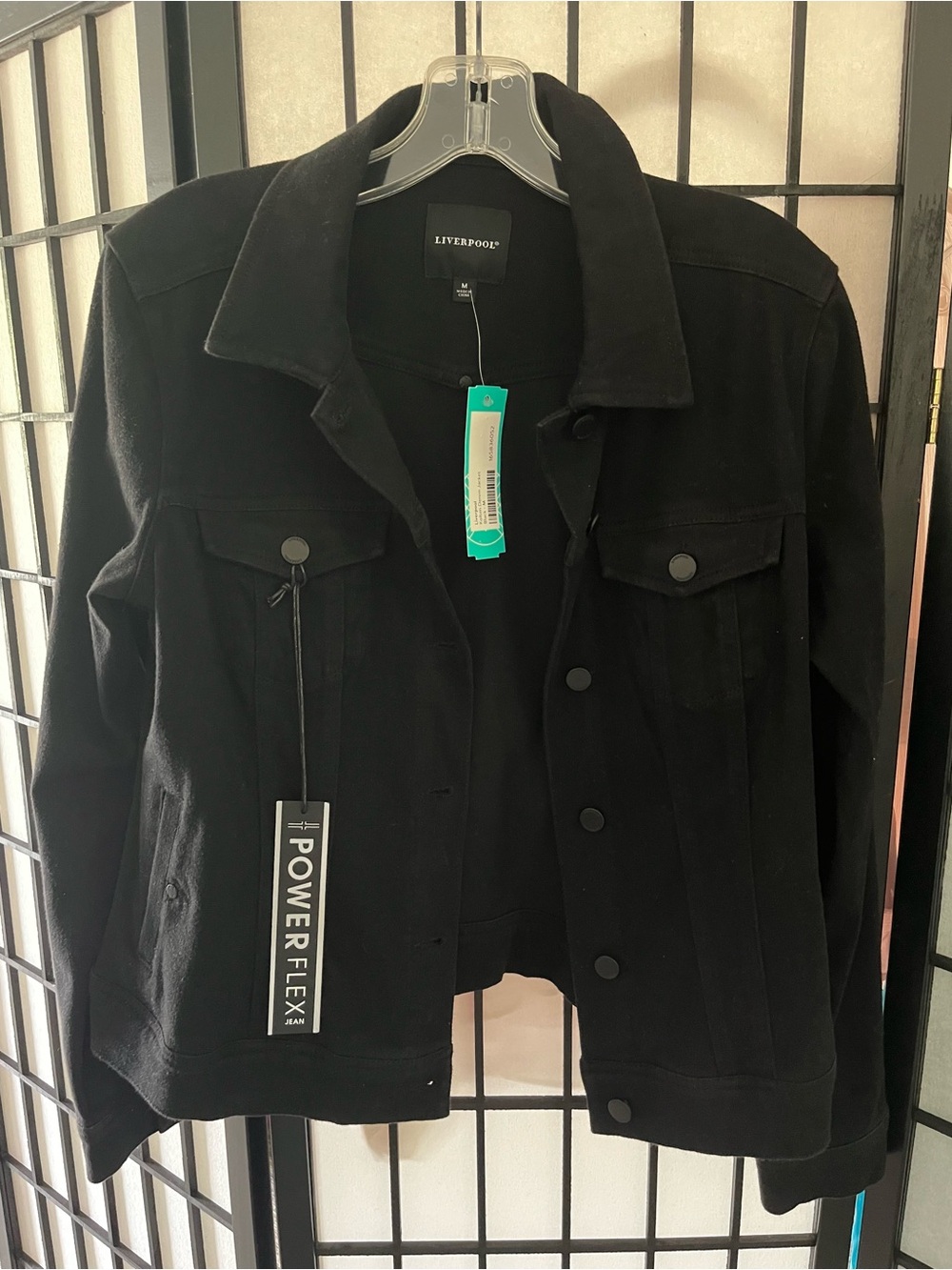Liverpool Black Women's Denim Jacket - Picture 2 of 2